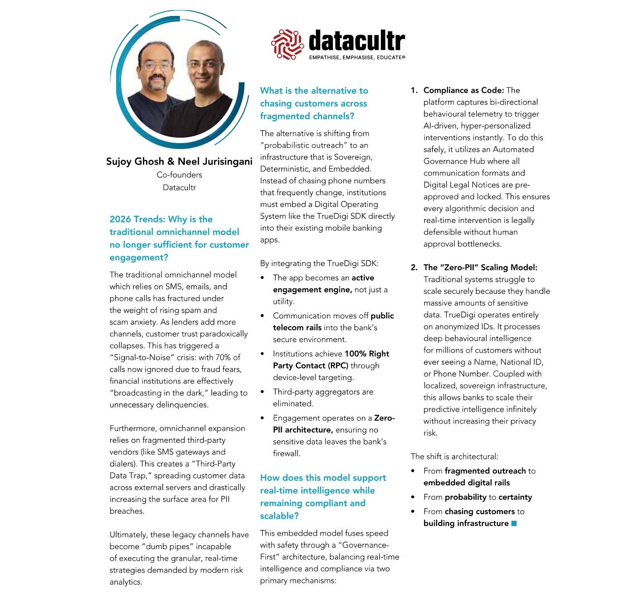 D&B BFSI Summit 2026 | Datacultr’s CEOs Expert View