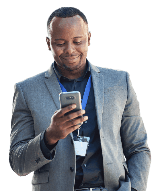 african man financed a smartphone