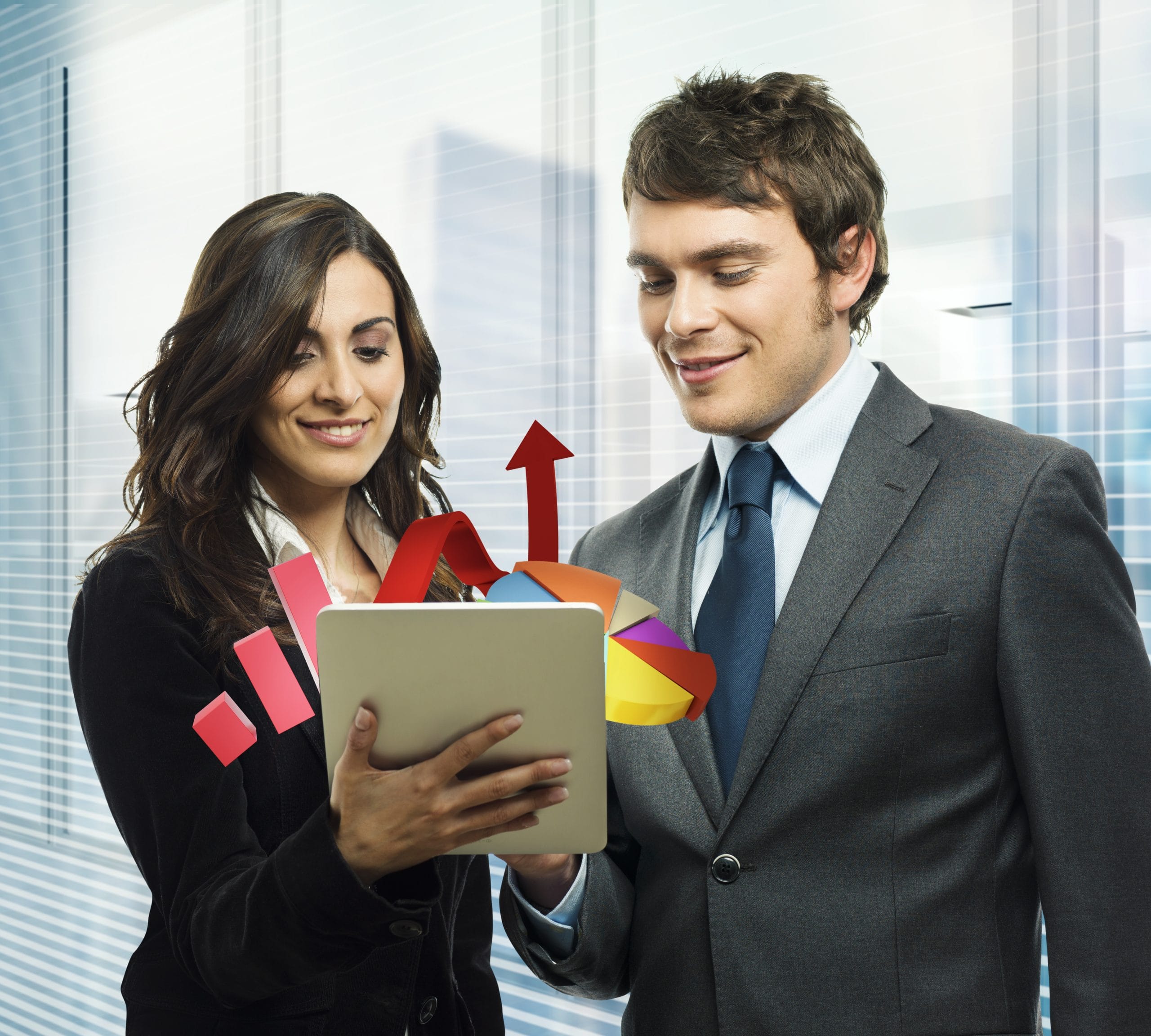 Business tablet graphics