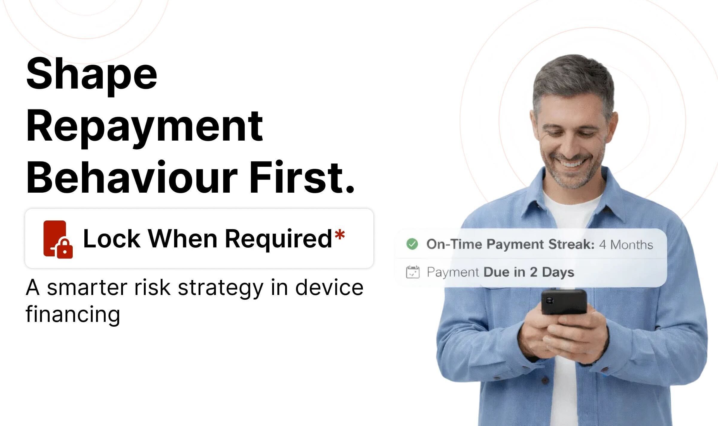A man with a disciplined repayment behaviour due to reminders by Datacultr