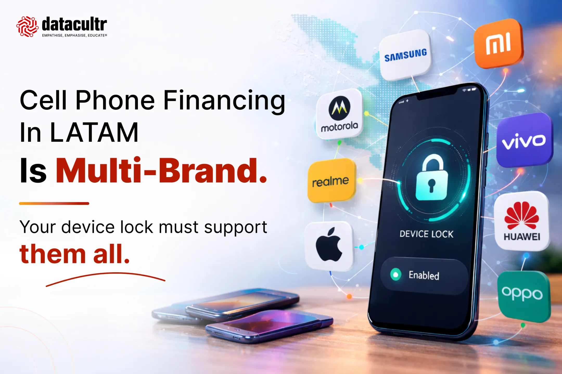 Cell phone financing in LATAM is Multi-Brand.